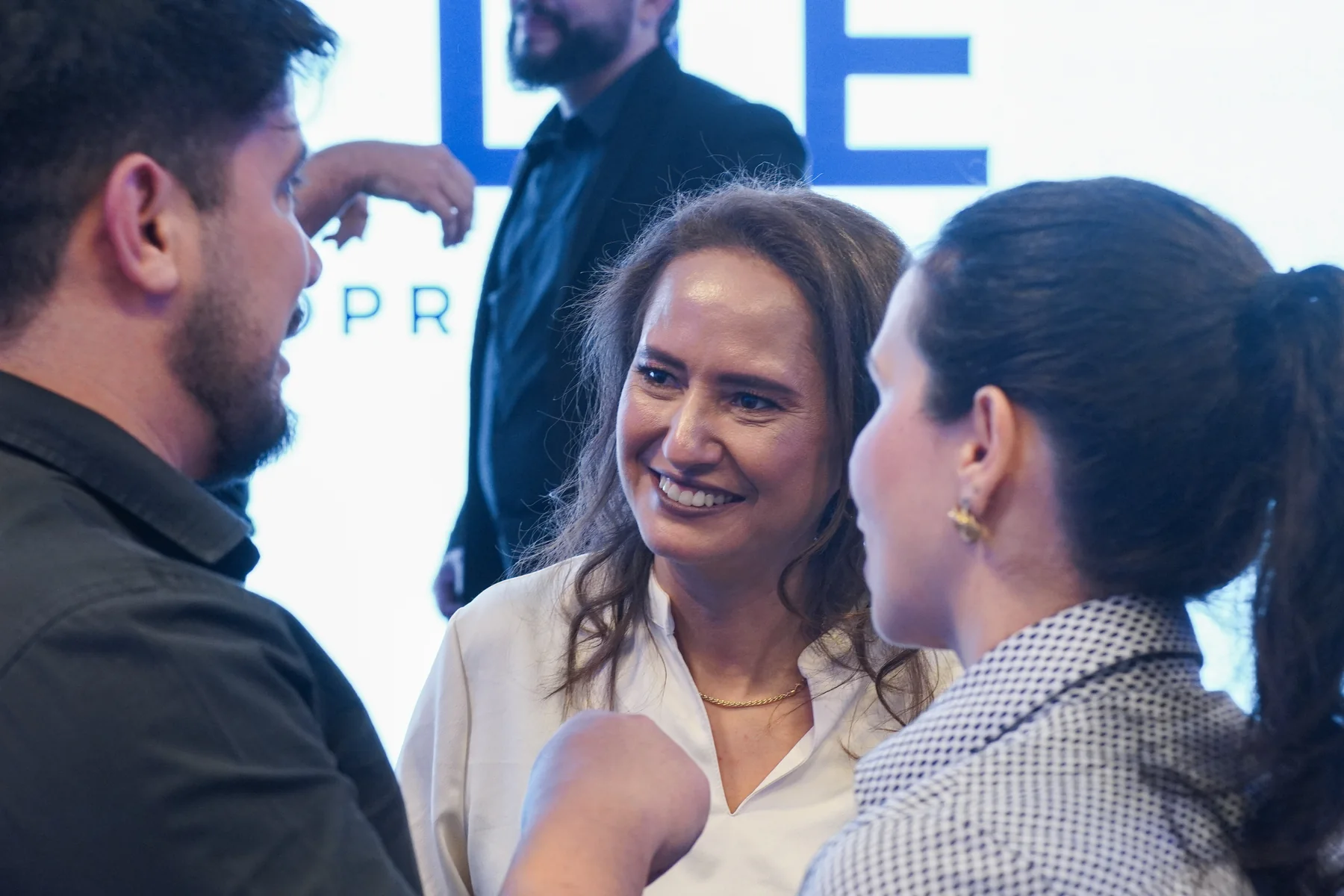 Networking entre participantes do evento presencial
